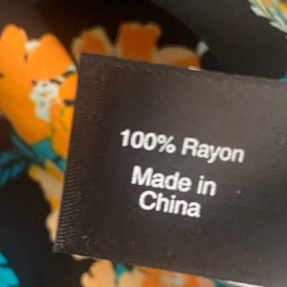 NWT Lane Bryant Floral Off Shoulder Babydoll Whimsigoth  Boho Blouse Size 22/24 - Picture 7 of 9